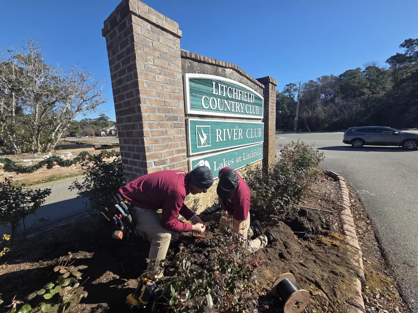 Litchfield Country Club Sign Lighting Project