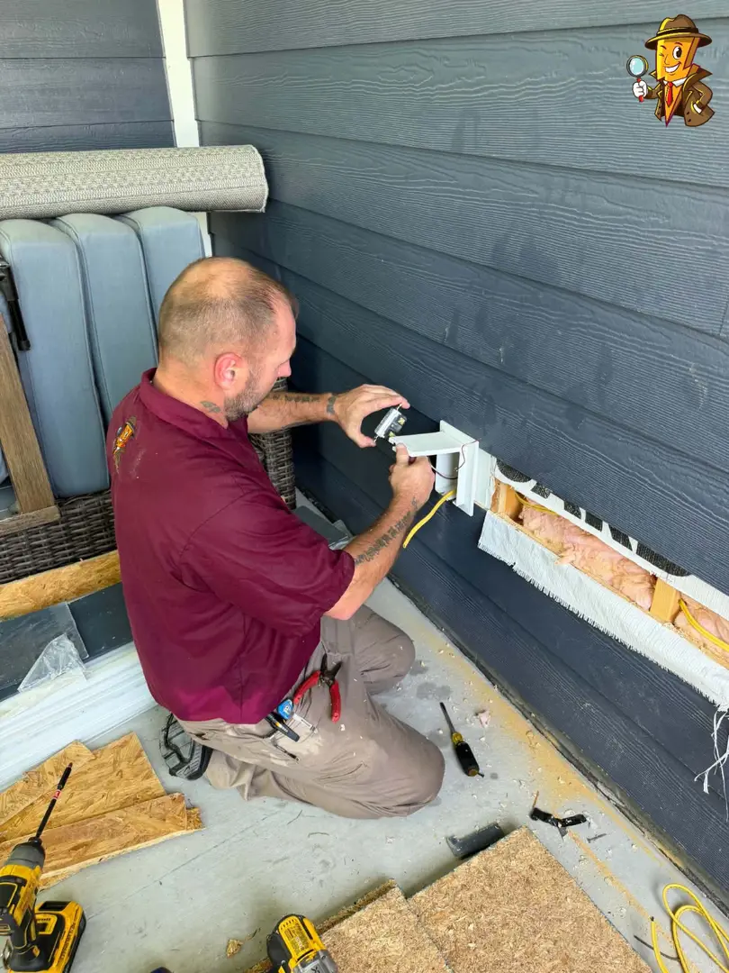 Myrtle Beach Exterior GFI Outlet Installation and Wiring