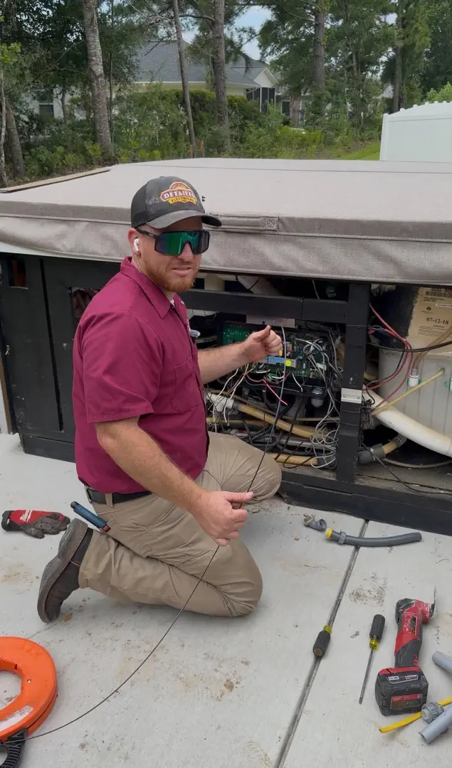 Murrells Inlet Hot Tub Wiring and Surge Protection Installation