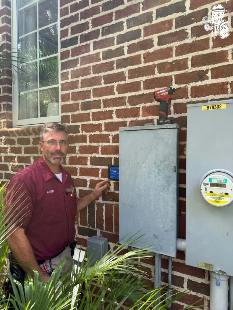 Main Panel Whole Home Surge Protection. Detailed Electrical